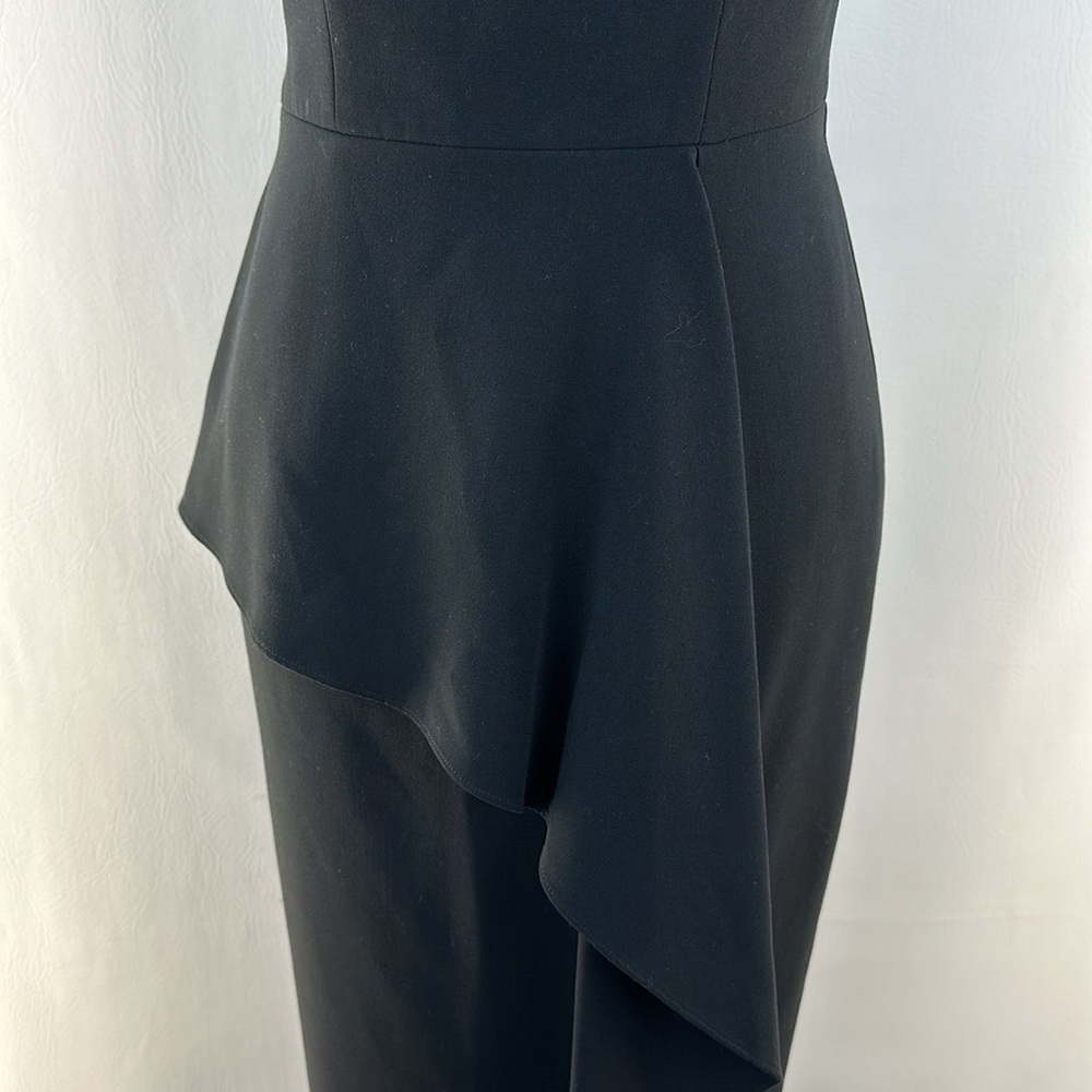Black Halo Pencil With Ruffle Strapless Dress, 2 - Picture 9 of 15